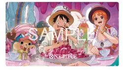 ONE PIECE Card Game Official Playmat Whole Cake Island Arc w/ Nami Promo Leader - Image 3