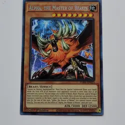 Yugioh TCG - Alpha, The Master of Beasts - PHRA-EN023 LP/NM Secret Rare 1st 2020 - Image 5