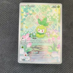 Petilil 091/086 Black Bolt Illustration Rare Pokemon Card Near Mint - Image 1