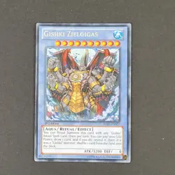 Yugioh TCG - Gishki Zielgigas - HA07-EN057 - LP/NM - 1st Ed. - Secret Rare, 2013 - Image 2