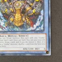 Yugioh TCG - Gishki Zielgigas - HA07-EN057 - LP/NM - 1st Ed. - Secret Rare, 2013 - Image 3