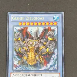 Yugioh TCG - Gishki Zielgigas - HA07-EN057 - LP/NM - 1st Ed. - Secret Rare, 2013 - Image 5