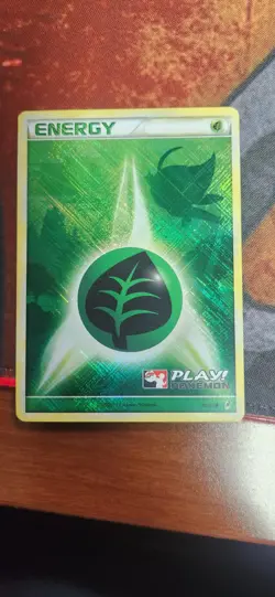 Holo Grass And Metal Play! Pokemon Energy Cards. 88/95 And 95/95 Call Of Legends - Image 1