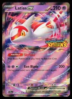 Latias ex 076/191 Holo Surging Sparks Stamped Promo Pokemon Card - Image 1