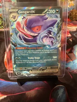 Pokemon Gengar EX Temporal Forces Scarlet and Violet Card 104/162 NM 🔥 - Image 1
