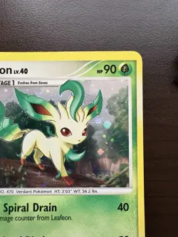 Leafeon 24/100 Holo Rare Majestic Dawn 2008 Pokemon Card LP - Image 4