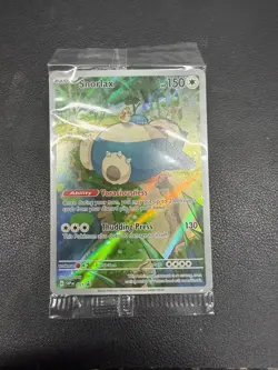 Pokemon TCG Snorlax 151 Scarlet & Violet 151 Holo Promo Card *Sealed* - Image 1