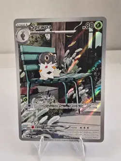 Pokemon Card TCG: Spewpa 089/088 Me03: Perfect Order Illustration Rare Holo Card - Image 1