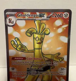 Gholdengo ex 231/182 Paradox Rift Pokemon Card Near Mint Ultra Rare Playable - Image 2
