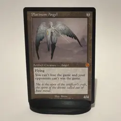 Magic: The Gathering Platinum Angel Brothers' War Mythic Artifact Creature - Image 1