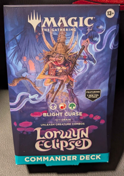 Magic the Gathering: Lorwyn Eclipsed Commander Deck - Blight Curse - Image 1