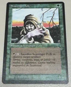 Scavenger Folk - MTG - The Dark- Englisch ©1994 NM Common - Image 1