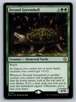 Fecund Greenshell Bloomburrow Regular - Image 1