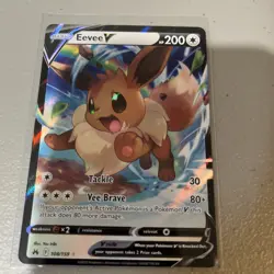 Pokemon Eevee V - Holo Ultra Rare - 108/159 - Crown Zenith NM - Image 1