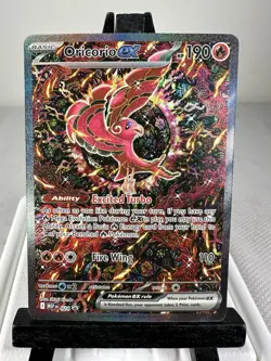 Pokemon TCG Oricorio ex 024 Mega Evolution Black Star Promo Holo Fire NM - Image 1