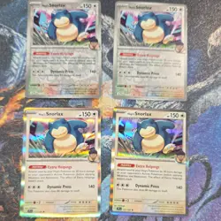 Hop's Snorlax 4-Card Lot Deck Builder SV09 Journey Together Pokemon NM - Image 1