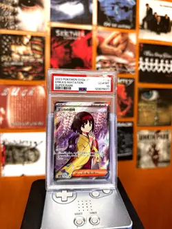 Pokemon Erika's Invitation Super Rare Holo SV2a 196/165 Japanese PSA 10 TCG - Image 1
