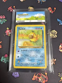 Pokemon 1999-2000 Fossil Psyduck #53 Ace 9 MINT - Image 1