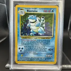1999 Pokemon Game Blastoise #2 Holo English Graded PSA 6 - Image 3