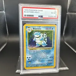 1999 Pokemon Game Blastoise #2 Holo English Graded PSA 6 - Image 4