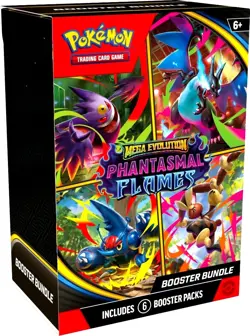 Pokemon TCG Mega Evolution Phantasmal Flames Booster Bundle Sealed New - Image 1