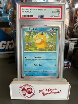 2023 Pokemon MEW EN 151 - PSYDUCK #54 - PSA 10, GEM MINT! Fresh Slab! - Image 1