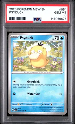 2023 Pokemon MEW EN 151 - PSYDUCK #54 - PSA 10, GEM MINT! Fresh Slab! - Image 5