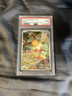 POKEMON 2025 Prismatic Evolutions ETB EEVEE Full Art SVP En #173 PSA 9 Mint 2 - Image 1