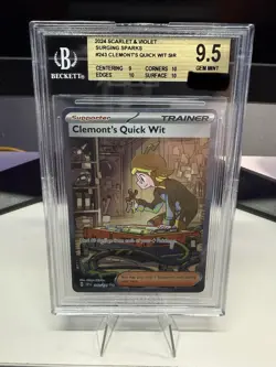 Clemonts Quick Wit 243/191 - Special Illustration Rare BGS 9.5 Gem Mint - Image 1
