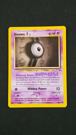 Pokemon - Neo Discovery - Unown (I) Non Holo - 68/75 - Image 1