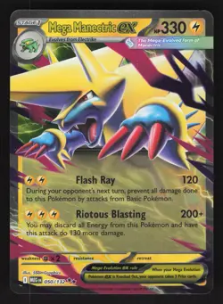 Mega Manectric ex 050/132 Pokemon ME01: Mega Evolution - Image 1