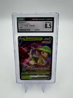 Pokemon TCG Breloom v Fusion Strike Holo Ultra 006 / 264 CGC 8.5 - Image 1