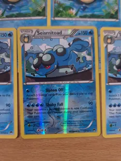 Pokemon TCG XY Breakpoint Seismitoad bundle Reverse Holo Seismitoad - Image 2