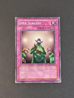 Yugioh TCG - 1x DNA Surgery - DB1-EN081 - LP - Unlimited - Common Dark Beginning - Image 2