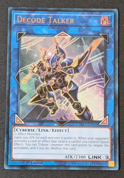 Yugioh TCG - 1x Decode Talker - YS17-EN041 - NM - 1st Edition - Ultra Rare 2017 - Image 1