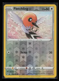 Fletchling 151/189 Pokemon Darkness Ablaze Common Near Mint Reverse Holo - Image 1