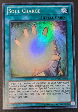 Yugioh TCG - 1x Soul Charge - DRLG-EN014 - NM/LP - Super Rare - 2014 - Unlimited - Image 1