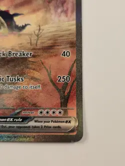 Great Tusk ex SIR 246/198 SV01: Scarlet & Violet Base Set Pokemon NM TCG - Image 4