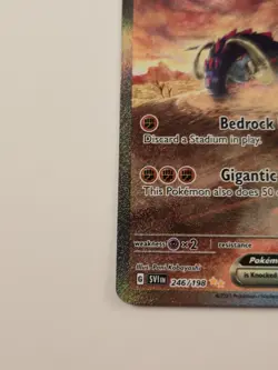 Great Tusk ex SIR 246/198 SV01: Scarlet & Violet Base Set Pokemon NM TCG - Image 5