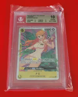 BGS 10 NAMI OP08-106 SR TWO LEGENDS ONE PIECE CARD JAPANESE US SELLER - Image 1