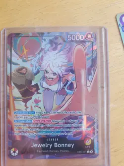 One Piece TCG Jewelry Bonney Leader Alt Art EB04-001 - Image 3