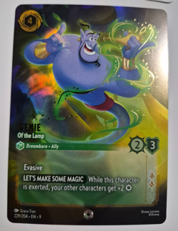 Disney Lorcana Fabled Enchanted Genie of the Lamp English Rare - Image 3