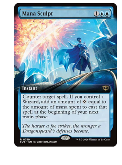 Mana Sculpt - Extended Art Secrets of Strixhaven MTG - Image 1