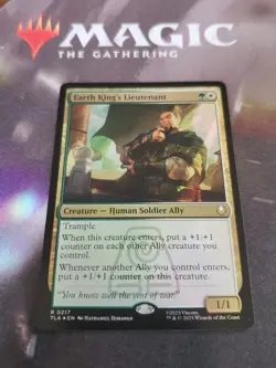 Mtg. Earth King's Lieutenant. Foil. Avatar: The Last Airbender. Nm - Image 1