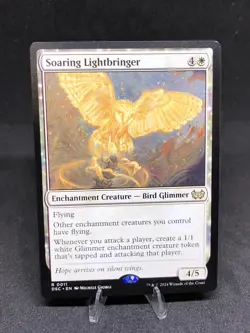 MTG Soaring Lightbringer 0011 Duskmourn Commander Rare Regular NM - Image 1
