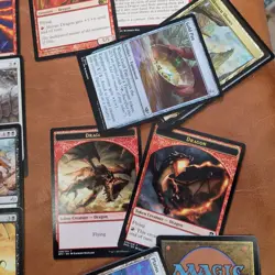 Custom Commander MTG Deck Magic = Tribal DRAGONS Piru the Volatile Mardu Wedge - Image 5