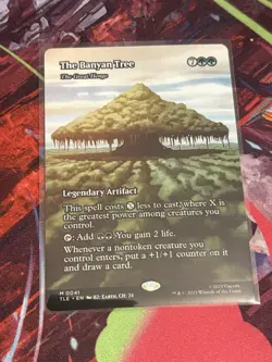 The Banyan Tree Legendary Artifact Magic the Gathering TLE Green 0041 - Image 1
