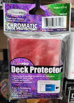 ULTRA PRO CHROMATIC RED DECK PROTECTOR SLEEVES (STANDARD SIZE) 50ct - Image 2