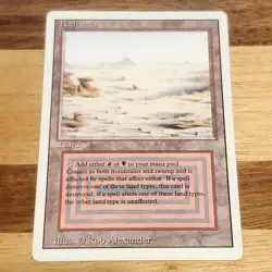 1x Badlands, Revised Edition, Magic the Gathering MTG MP Mildly Played 003 - Image 1