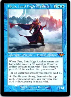 Urza, Lord High Artificer (Retro Frame) (Foil) Modern Horizons, 11 NM - Image 1